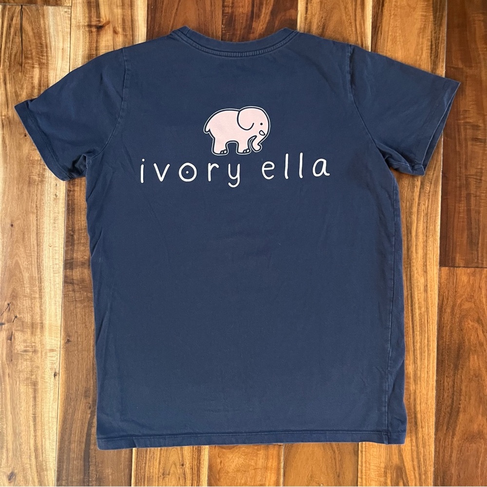 Ivory Ella Kids Navy Blue T-Shirt